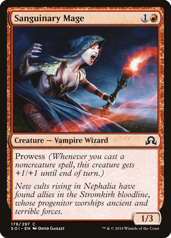 Sanguinary Mage [Shadows over Innistrad] - The Mythic Store | 24h Order Processing