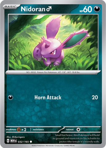 Nidoran M (032/165) [Scarlet & Violet 151] - The Mythic Store | 24h Order Processing