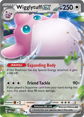 Wigglytuff ex (040/165) [Scarlet & Violet 151] - The Mythic Store | 24h Order Processing
