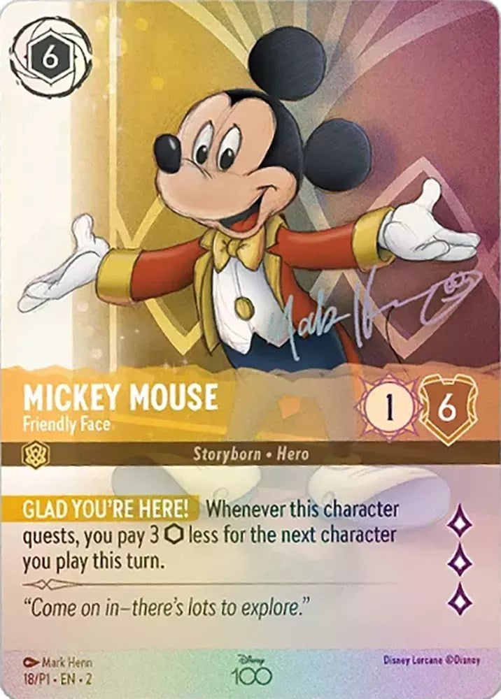 Mickey Mouse - Friendly Face (Enchanted) (18) [Disney100 Promos] - The Mythic Store | 24h Order Processing