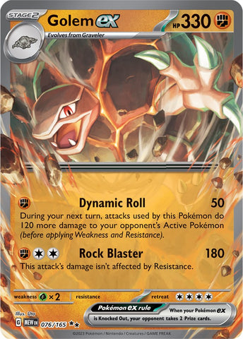 Golem ex (076/165) [Scarlet & Violet 151] - The Mythic Store | 24h Order Processing