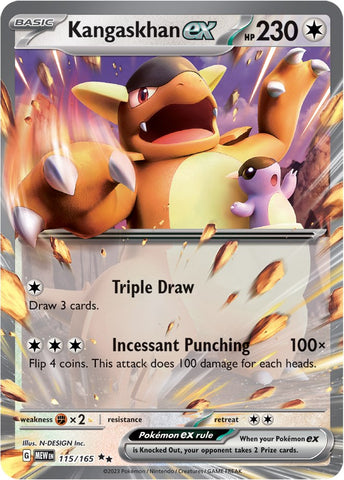 Kangaskhan ex (115/165) [Scarlet & Violet 151] - The Mythic Store | 24h Order Processing
