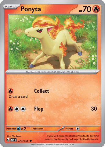 Ponyta (077/165) [Scarlet & Violet 151] - The Mythic Store | 24h Order Processing