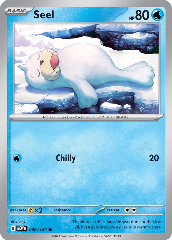 Seel (086/165) [Scarlet & Violet 151] - The Mythic Store | 24h Order Processing