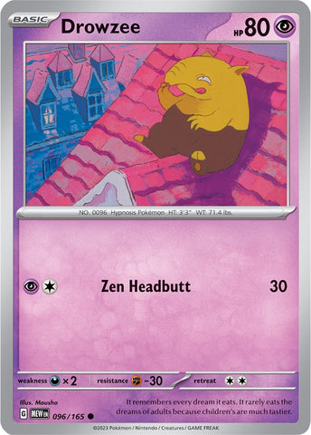 Drowzee (096/165) [Scarlet & Violet 151] - The Mythic Store | 24h Order Processing