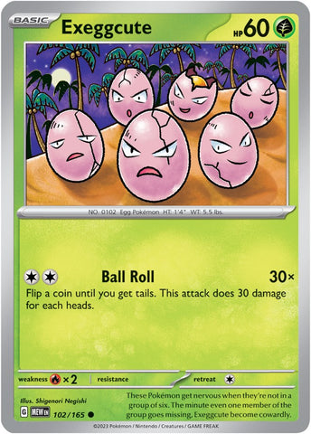 Exeggcute (102/165) [Scarlet & Violet 151] - The Mythic Store | 24h Order Processing