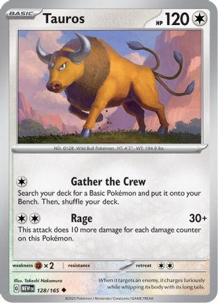 Tauros (128/165) [Scarlet & Violet 151] - The Mythic Store | 24h Order Processing