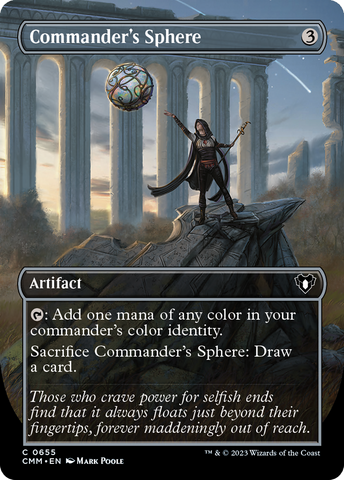 Commander's Sphere (Borderless Alternate Art) [Commander Masters] - The Mythic Store | 24h Order Processing