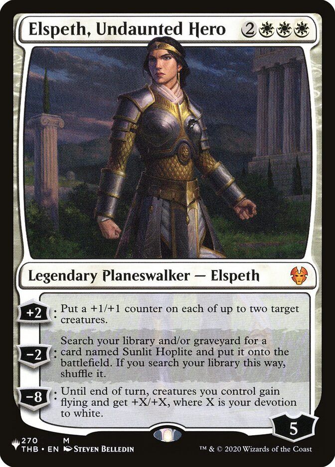 Elspeth, Undaunted Hero [The List] - The Mythic Store | 24h Order Processing