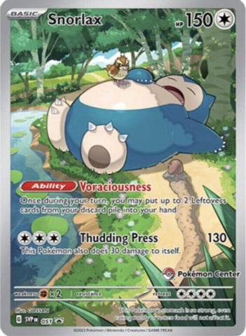 Snorlax (051) (Pokemon Center Exclusive) [Scarlet & Violet: Black Star Promos] - The Mythic Store | 24h Order Processing