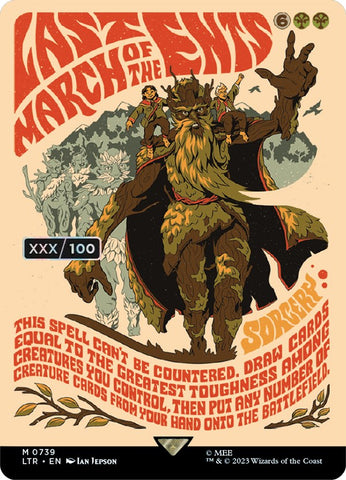 Last March of the Ents (Borderless Poster) (Serialized) [The Lord of the Rings: Tales of Middle-Earth] - The Mythic Store | 24h Order Processing