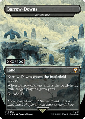 Barrow-Downs - Bojuka Bog (Borderless) (Serialized) [The Lord of the Rings: Tales of Middle-Earth Commander] - The Mythic Store | 24h Order Processing