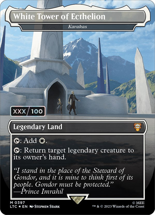 White Tower of Ecthelion - Karakas (Serialized) [The Lord of the Rings: Tales of Middle-Earth Commander] - The Mythic Store | 24h Order Processing