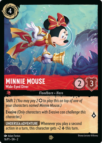 Minnie Mouse - Wide-Eyed Diver (16) [Promo Cards] - The Mythic Store | 24h Order Processing