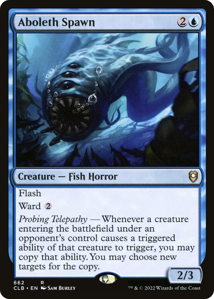 Aboleth Spawn [Commander Legends: Battle for Baldur's Gate] - The Mythic Store | 24h Order Processing