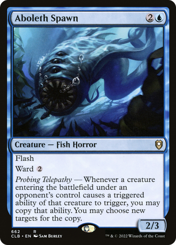 Aboleth Spawn [Commander Legends: Battle for Baldur's Gate] - The Mythic Store | 24h Order Processing