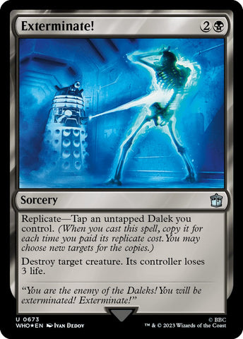Exterminate! (Surge Foil) [Doctor Who] - The Mythic Store | 24h Order Processing