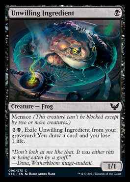 Unwilling Ingredient [Strixhaven: School of Mages] - The Mythic Store | 24h Order Processing