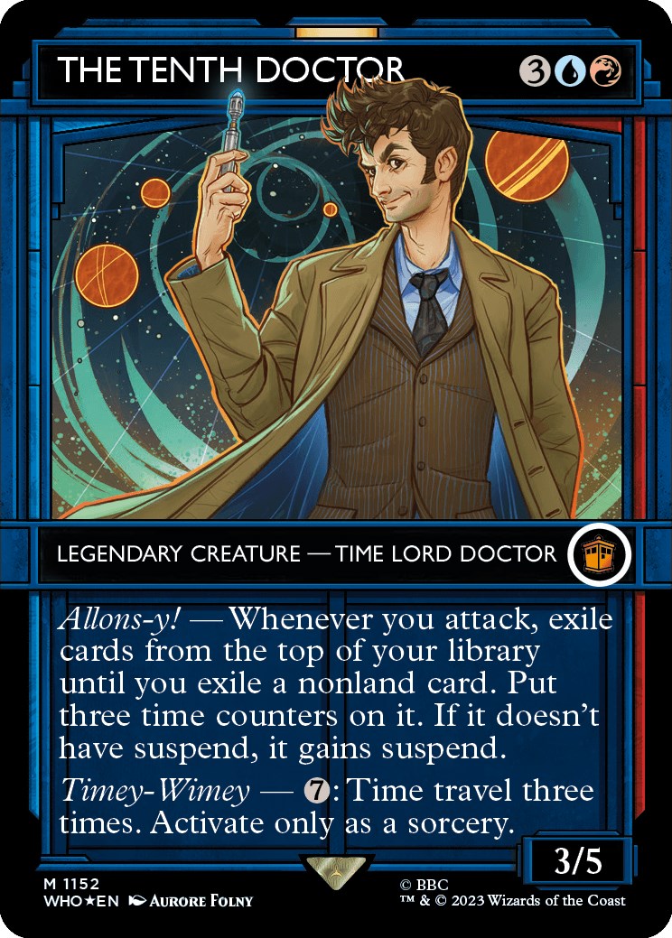 The Tenth Doctor (Showcase) (Surge Foil) [Doctor Who] - The Mythic Store | 24h Order Processing