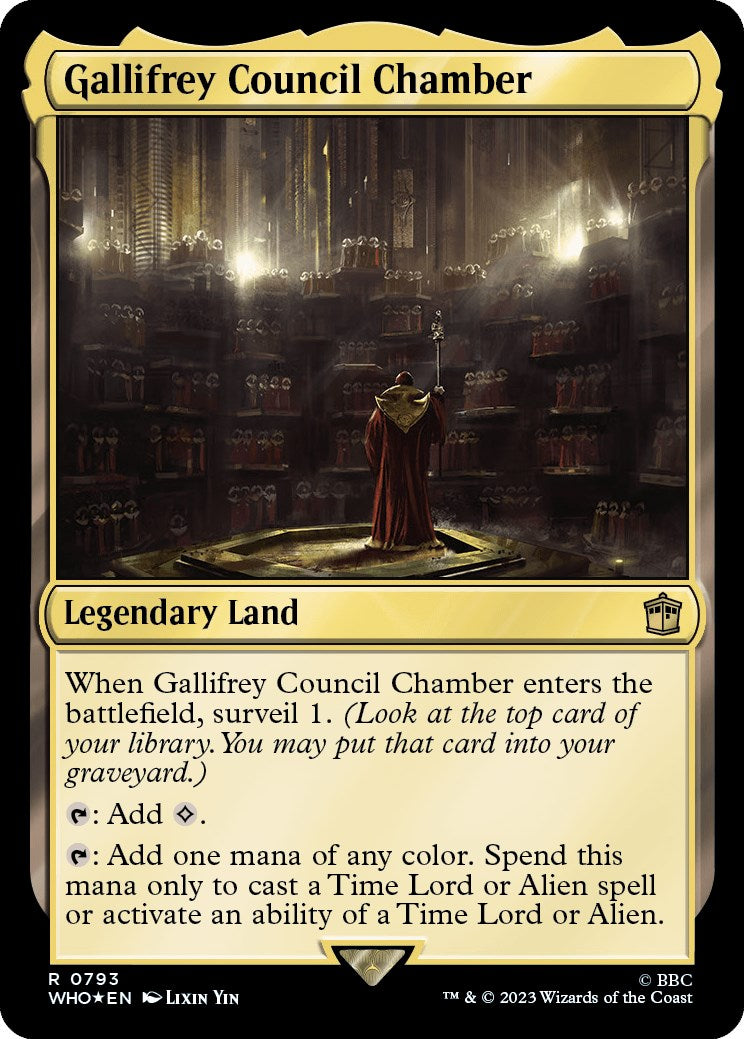 Gallifrey Council Chamber (Surge Foil) [Doctor Who] - The Mythic Store | 24h Order Processing