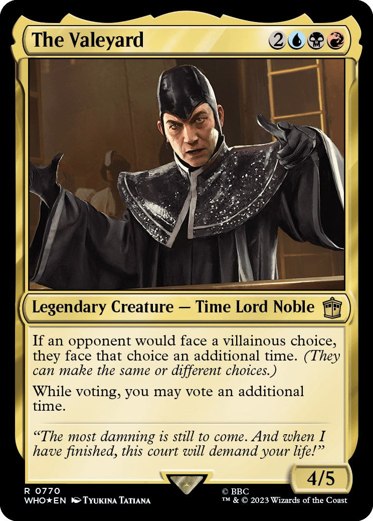 The Valeyard (Surge Foil) [Doctor Who] - The Mythic Store | 24h Order Processing
