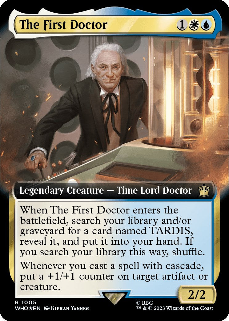 The First Doctor (Extended Art) (Surge Foil) [Doctor Who] - The Mythic Store | 24h Order Processing