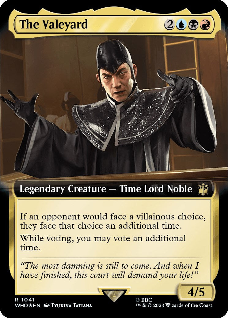 The Valeyard (Extended Art) (Surge Foil) [Doctor Who] - The Mythic Store | 24h Order Processing