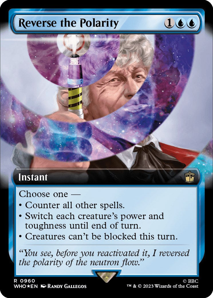 Reverse the Polarity (Extended Art) (Surge Foil) [Doctor Who] - The Mythic Store | 24h Order Processing