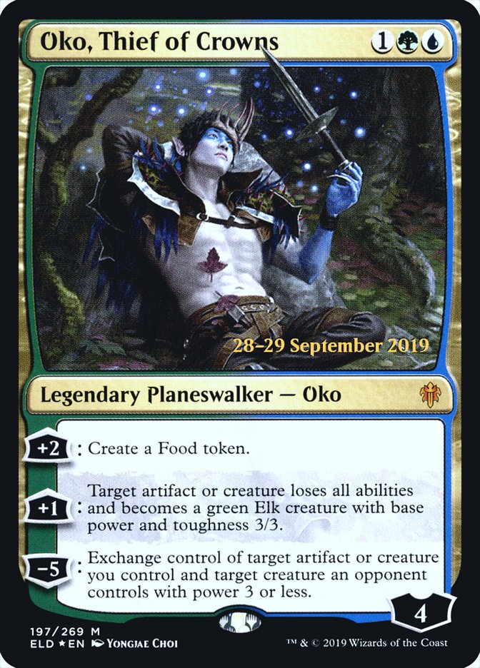Oko, Thief of Crowns [Throne of Eldraine Prerelease Promos] - The Mythic Store | 24h Order Processing