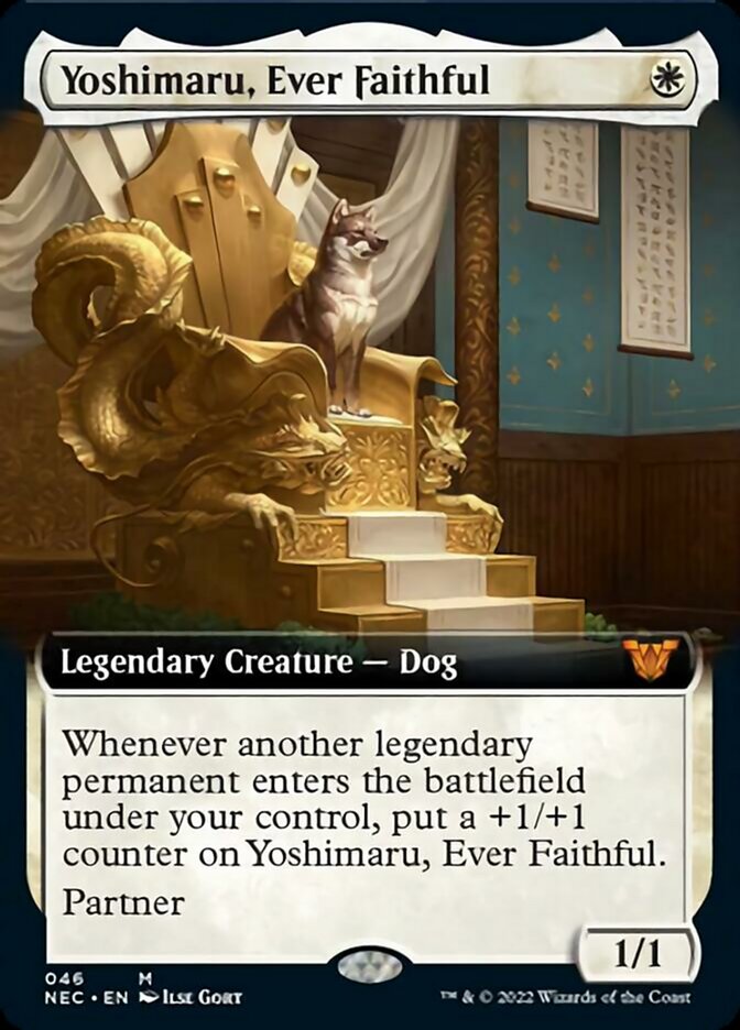 Yoshimaru, Ever Faithful (Extended Art) [Kamigawa: Neon Dynasty Commander] - The Mythic Store | 24h Order Processing