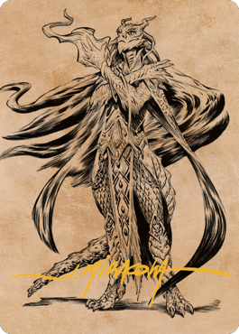 Lozhan, Dragons' Legacy Art Card (Gold-Stamped Signature) [Commander Legends: Battle for Baldur's Gate Art Series] - The Mythic Store | 24h Order Processing