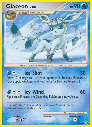 Glaceon (20/100) [Diamond & Pearl: Majestic Dawn] - The Mythic Store | 24h Order Processing
