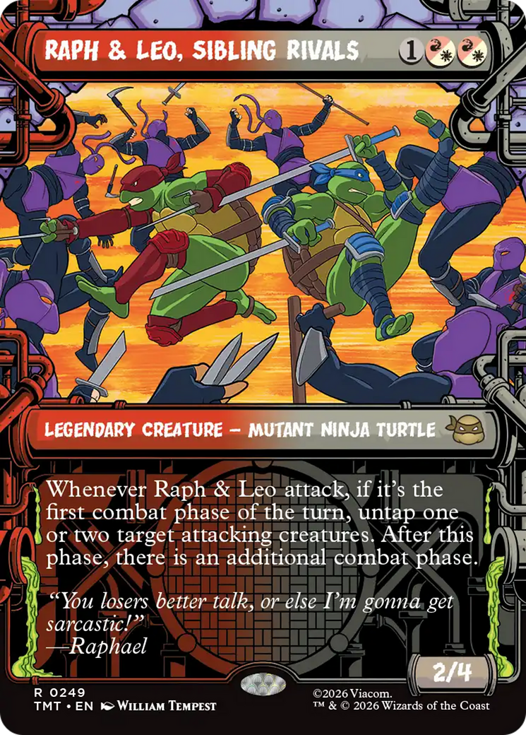 Raph & Leo, Sibling Rivals (Showcase) [Teenage Mutant Ninja Turtles] - The Mythic Store | 24h Order Processing
