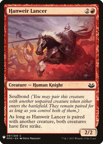 Hanweir Lancer [Mystery Booster] - The Mythic Store | 24h Order Processing
