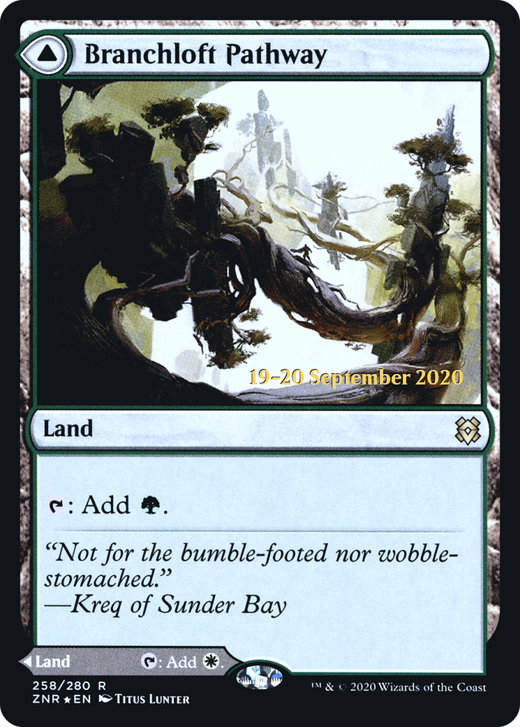 Branchloft Pathway // Boulderloft Pathway [Zendikar Rising Prerelease Promos] - The Mythic Store | 24h Order Processing