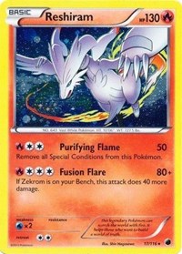 Reshiram (17/116) (Cosmos Holo) [Black & White: Plasma Freeze] - The Mythic Store | 24h Order Processing