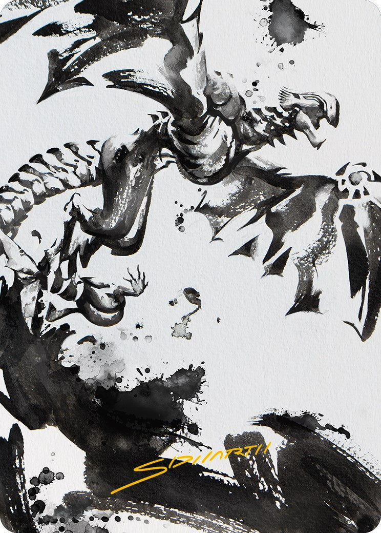 Quicksilver Fisher Art Card (Gold-Stamped Signature) [Phyrexia: All Will Be One Art Series] - The Mythic Store | 24h Order Processing