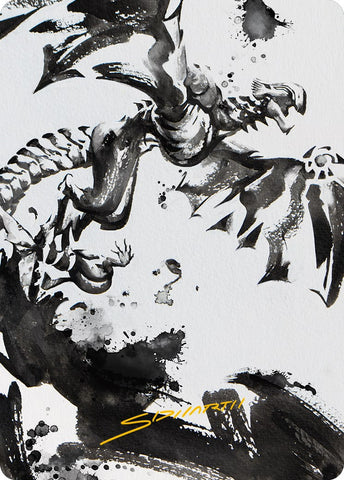 Quicksilver Fisher Art Card (Gold-Stamped Signature) [Phyrexia: All Will Be One Art Series] - The Mythic Store | 24h Order Processing