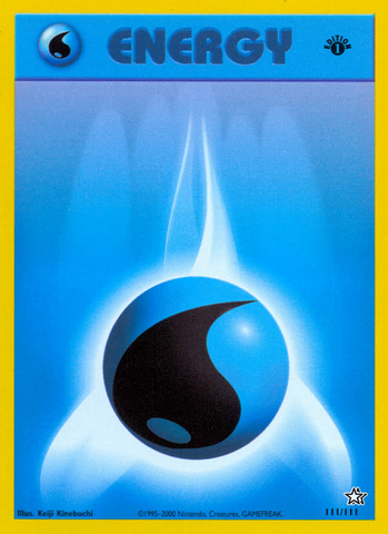 Water Energy (111/111) [Neo Genesis 1st Edition] - The Mythic Store | 24h Order Processing
