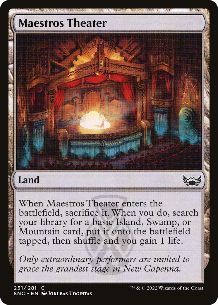 Maestros Theater [Streets of New Capenna] - The Mythic Store | 24h Order Processing