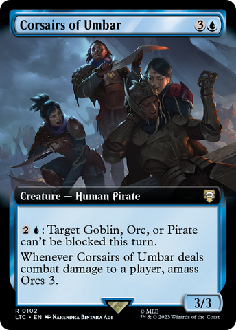 Corsairs of Umbar (Extended Art) [The Lord of the Rings: Tales of Middle-Earth Commander] - The Mythic Store | 24h Order Processing
