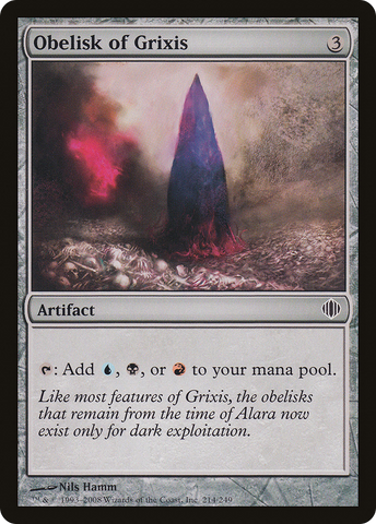 Obelisk of Grixis [Shards of Alara] - The Mythic Store | 24h Order Processing