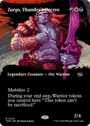 Zurgo, Thunder's Decree (Borderless) [Tarkir: Dragonstorm] - The Mythic Store | 24h Order Processing