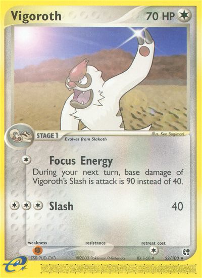 Vigoroth (52/100) [EX: Sandstorm] - The Mythic Store | 24h Order Processing
