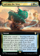 Sail into the West (Extended Art) [The Lord of the Rings: Tales of Middle-Earth Commander] - The Mythic Store | 24h Order Processing