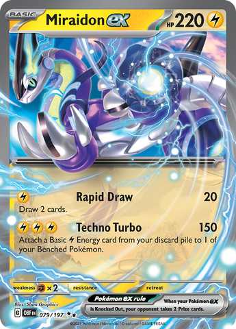 Miraidon ex (079/197) [Scarlet & Violet: Obsidian Flames] - The Mythic Store | 24h Order Processing