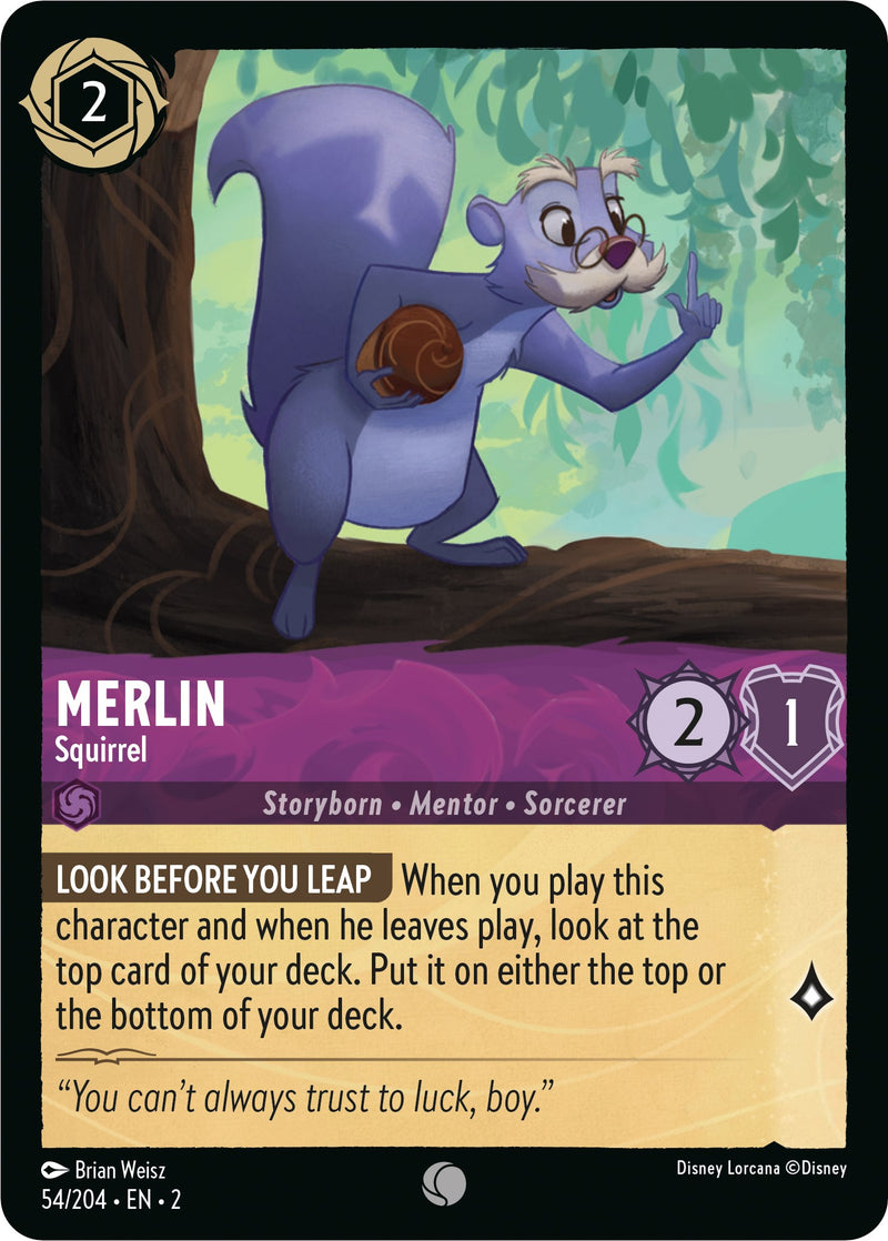 Merlin - Squirrel (54/204) [Rise of the Floodborn] - The Mythic Store | 24h Order Processing