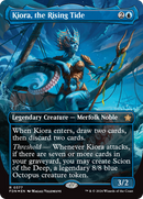 Kiora, the Rising Tide (Borderless) (Mana Foil) [Foundations] - The Mythic Store | 24h Order Processing