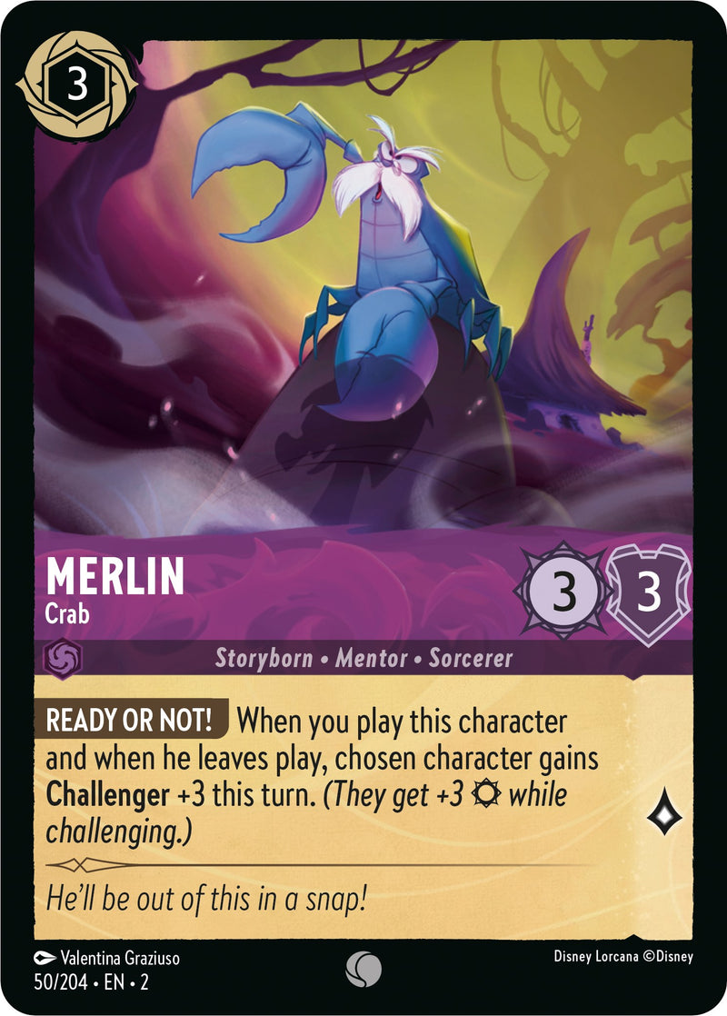 Merlin - Crab (50/204) [Rise of the Floodborn] - The Mythic Store | 24h Order Processing