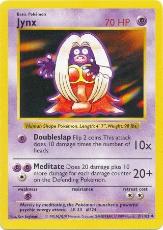 Jynx (31/102) [Base Set Shadowless Unlimited] - The Mythic Store | 24h Order Processing